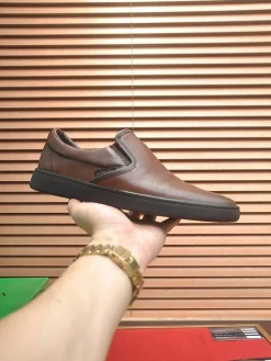BOTTEGA VENETA Flats & Loafers Leather (Brown-Black) EU39-45 B60202606030113119