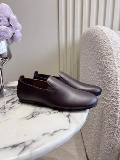 BOTTEGA VENETA Flats & Loafers Leather (Dark Brown) EU35-39 C10202606030115129