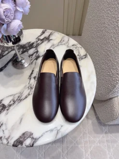 Alternative view of BOTTEGA VENETA Flats & Loafers Leather (Dark Brown) EU35-39 C10202606030115129