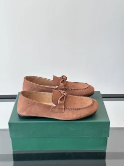 BOTTEGA VENETA Flats & Loafers Suede (Brown) EU39-44 D10202606030121159