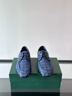 Alternative view of BOTTEGA VENETA Formal Shoes Leather (Blue-Black) EU39-44 D60202606030123179