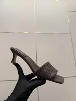 Alternative view of BOTTEGA VENETA Sandals & Mules Leather (Brown) EU35-39 B50202606030128119