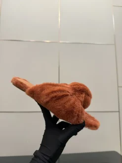 Alternative view of BOTTEGA VENETA Slides & Slippers Faux Fur (Brown) EU35-39 B80202606030133129