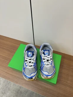 Alternative view of BOTTEGA VENETA Sneakers & Trainers Mesh-Leather (Silver-Blue-White) EU35-45 B40202606030161109