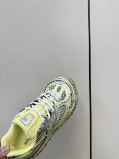 Alternative view of BOTTEGA VENETA Sneakers & Trainers Mesh-Leather (Yellow-Silver-White-Brown) EU35-45 B40202606030164109