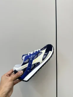 Alternative view of BOTTEGA VENETA Sneakers & Trainers Mesh-Suede (Blue-Navy-White-Yellow) EU35-45 B40202606030166109