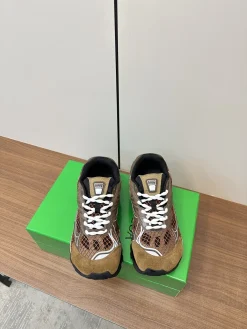 Alternative view of BOTTEGA VENETA Sneakers & Trainers Mesh-Suede (Brown-Black-White) EU35-45 B40202606030156109