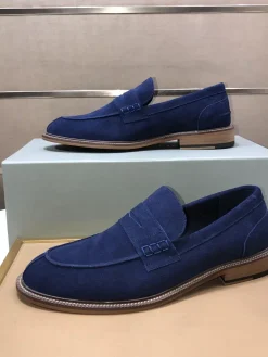 BRUNELLO CUCINELLI Flats & Loafers Suede (Blue) EU38-44 C00202606030174129