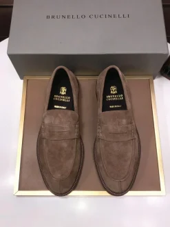Alternative view of BRUNELLO CUCINELLI Flats & Loafers Suede (Taupe) EU38-44 C00202606030181129