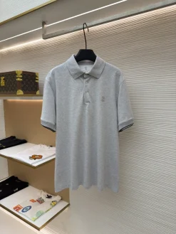 BRUNELLO CUCINELLI Shirts & Polos Cotton (Grey) S-XL A4520260613001989
