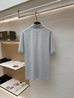 Alternative view of BRUNELLO CUCINELLI Shirts & Polos Cotton (Grey) S-XL A4520260613001989