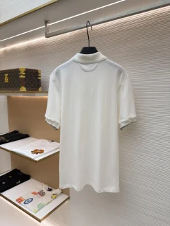 Alternative view of BRUNELLO CUCINELLI Shirts & Polos Cotton (White) S-XL A4520260613002089