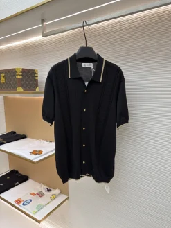 BRUNELLO CUCINELLI Shirts & Polos Knit (Black-Beige) S-XL B40202606130334119