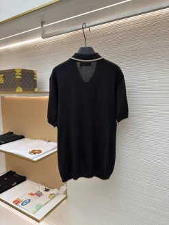 Alternative view of BRUNELLO CUCINELLI Shirts & Polos Knit (Black-Beige) S-XL B40202606130334119