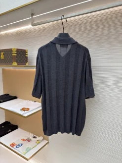 Alternative view of BRUNELLO CUCINELLI Shirts & Polos Knit (Gray) S-XL B30202606130699119