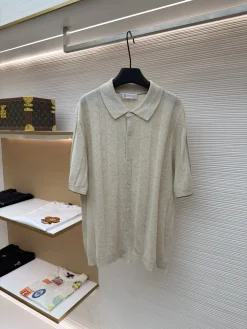 BRUNELLO CUCINELLI Shirts & Polos Knit (Light Gray) S-XL B30202606130698119