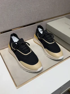 Alternative view of BRUNELLO CUCINELLI Sneakers & Trainers Knit (Black-Beige) EU38-44 B10202606030184109