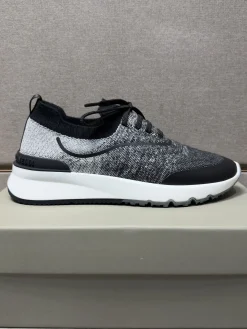 BRUNELLO CUCINELLI Sneakers & Trainers Knit (Black-White-Grey) EU38-44 B10202606030185109