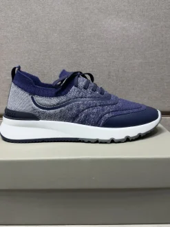BRUNELLO CUCINELLI Sneakers & Trainers Knit (Blue-Grey-White) EU38-44 B10202606030186109