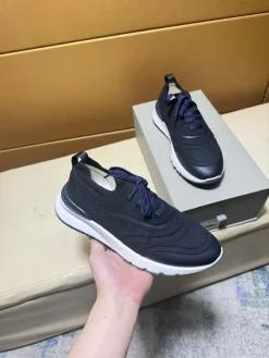 Alternative view of BRUNELLO CUCINELLI Sneakers & Trainers Knit (Navy-White) EU39-45 B80202606030196129
