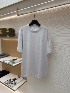 BRUNELLO CUCINELLI T-shirts & Vests Cotton (Gray) S-XL A2020260613035079