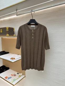 BRUNELLO CUCINELLI T-shirts & Vests Knit (Brown) S-XL B35202606131032119