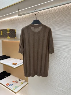 Alternative view of BRUNELLO CUCINELLI T-shirts & Vests Knit (Brown) S-XL B35202606131032119