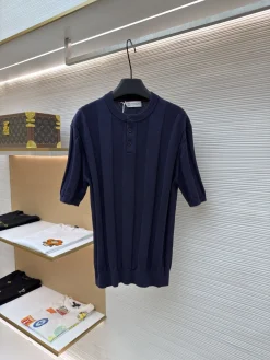 BRUNELLO CUCINELLI T-shirts & Vests Knit (Navy) S-XL B35202606131030119