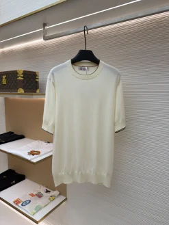 BRUNELLO CUCINELLI T-shirts & Vests Knit (White-Black) 48-54 A8020260613052399