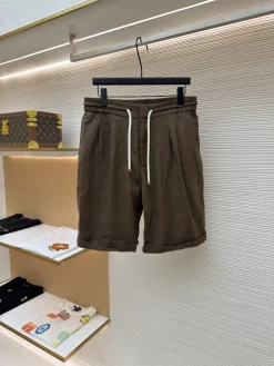BRUNELLO CUCINELLI Trousers & Shorts Cotton (Brown) 46-52 B95202606130280139