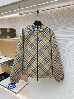 BURBERRY Coats & Jackets Polyester (Beige-Black-Red-White) S-XL C45202606130658149