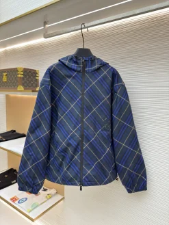 BURBERRY Coats & Jackets Polyester (Blue-Brown-Black) S-XL C05202606130290139