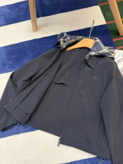 Alternative view of BURBERRY Coats & Jackets Polyester (Dark blue) S-M-L D95202606011825189