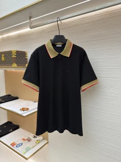 BURBERRY Shirts & Polos Cotton (Black-Beige-Red) S-XL A2020260613047779
