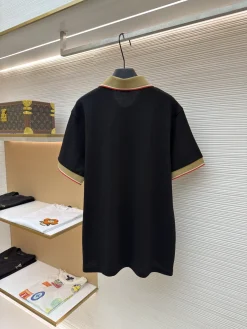 Alternative view of BURBERRY Shirts & Polos Cotton (Black-Beige-Red) S-XL A2020260613047779