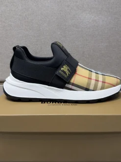 BURBERRY Sneakers & Trainers Canvas (Beige-Black-White) EU38-44 B21202606030198109