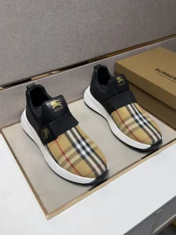 Alternative view of BURBERRY Sneakers & Trainers Canvas (Beige-Black-White) EU38-44 B21202606030198109