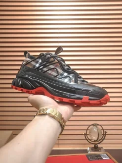 Alternative view of BURBERRY Sneakers & Trainers Canvas-Rubber (Black-Red-Brown-White-Blue) EU38-44 C30202606030204139