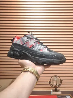 Alternative view of BURBERRY Sneakers & Trainers Canvas-Rubber (Black-Red-Grey) EU38-44 C10202606030205129