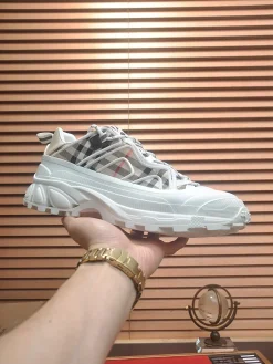 Alternative view of BURBERRY Sneakers & Trainers Canvas-Rubber (White-Beige-Black-Red) EU38-44 C30202606030206139