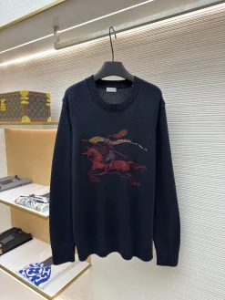 BURBERRY Sweaters & Knitwear Knit (Black-Red-Orange-Blue) S-XL B75202606131002129