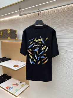 Alternative view of BURBERRY T-shirts & Vests Cotton (Black-Blue-Yellow) XS-L A4520260613038289
