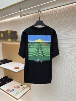 Alternative view of BURBERRY T-shirts & Vests Cotton (Black-Green-Blue-Orange) XS-L A4520260613009889