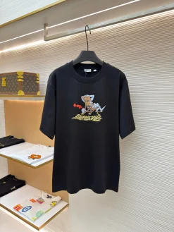 BURBERRY T-shirts & Vests Cotton (Black) XS-L A3520260613123989