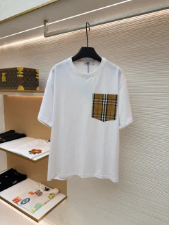 BURBERRY T-shirts & Vests Cotton (White-Beige-Black-Red) S-XL A4520260613038689