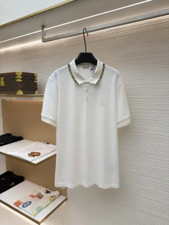 BURBERRY T-shirts & Vests Cotton (White-Beige-Black) S-XL A3520260613058389