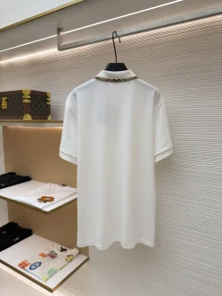 Alternative view of BURBERRY T-shirts & Vests Cotton (White-Beige-Black) S-XL A3520260613058389
