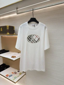 BURBERRY T-shirts & Vests Cotton (White-Black-Red) XS-L A3520260613068789