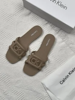 Alternative view of CALVIN KLEIN Slides & Slippers Rubber (Brown) EU36-41 A0020260603020969