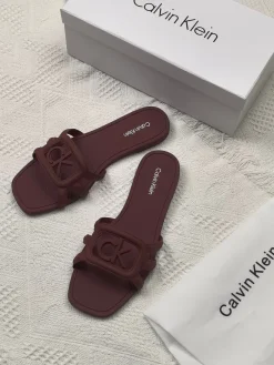 Alternative view of CALVIN KLEIN Slides & Slippers Rubber (Burgundy) EU36-41 A0020260603021069